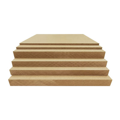 1220*2440mm 18mm 3mm 12mm Plain MDF Board com cores de melamina e fibra de madeira