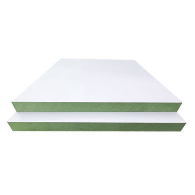 Tabela de café de MDF branco com papel de melamina