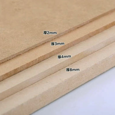 Fibra de madeira 1,5-25 mm espessura Melamina MDF/ Chapa de MDF em bruto para móveis personalizáveis