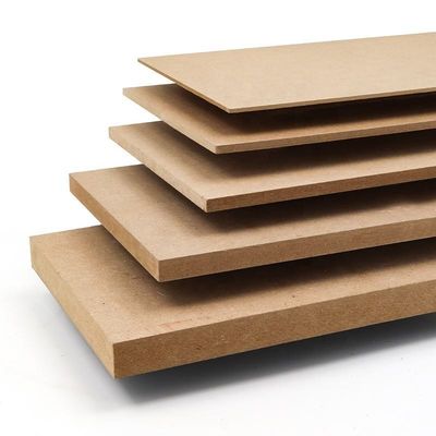 High Grade E0 E1 Raw Plain Mdf Board para decoração de móveis de Henan 8mm 9mm 18mm