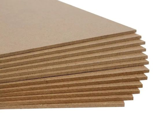 High Grade E0 E1 Raw Plain Mdf Board para decoração de móveis de Henan 8mm 9mm 18mm