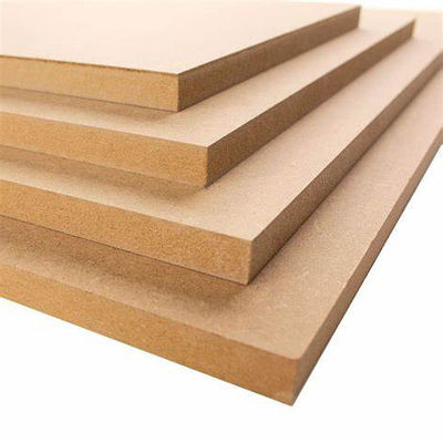 Densidade 680-830 kg/m3 Placas duras de 18 mm Placa Mdf Fibras de madeira crua 1220*2440 mm