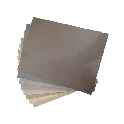 Produção especializada Melamina MDF 2 Face Sheet Plate Board para design moderno