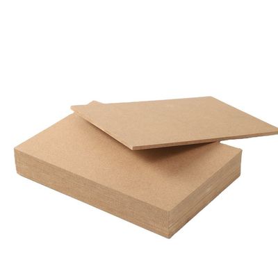 Decoração de interiores 18mm 4*8ft Placa de fibra de densidade média Placa laminada de MDF para móveis