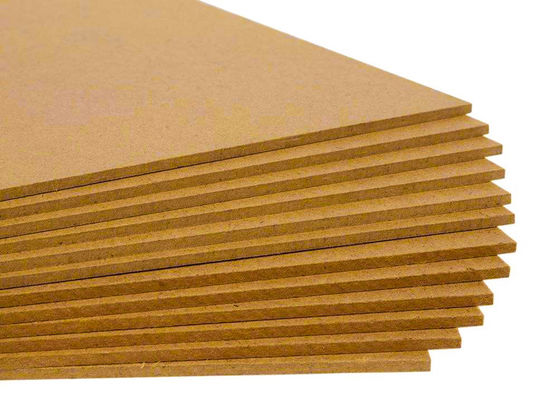 Decoração de interiores 18mm 4*8ft Placa de fibra de densidade média Placa laminada de MDF para móveis