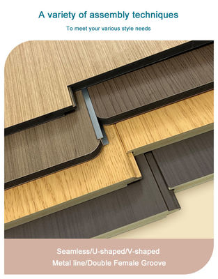 Característica Arquitetônica Papel de parede com material MDF à prova d'água e padrão 3D Damasco