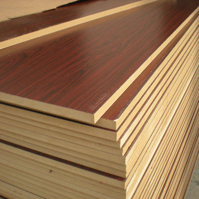 Melamina papel laminado Mdf Board Core Poplar Madeira Combi para mobiliário de quarto de hotel