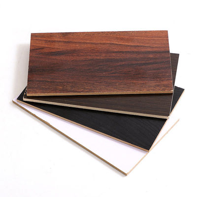 Papel de melamina profissional revestido de madeira branca cor de grão Mdf Particle Board ou contraplacado